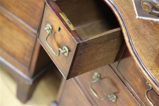 A mid 18th century mahogany chest, W.2ft 7in. D.1ft 8in. H.2ft 6in.
